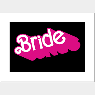 Bride Barbie logo Posters and Art